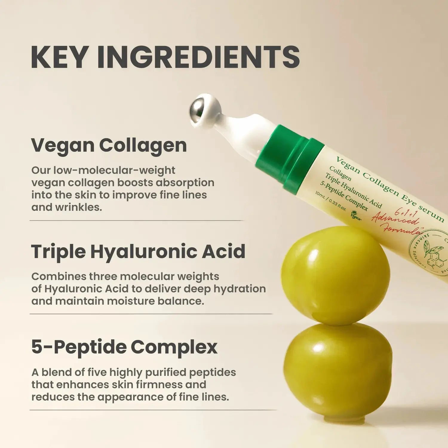 Vegan Collagen Eye Serum – Target Wrinkles, Puffiness &amp; Dark Circles Souq Al Riyad